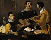 Diego Velazquez Musical Trio (df01) oil painting reproduction